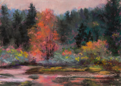 Autumn Color, pastel by Steve Bennett