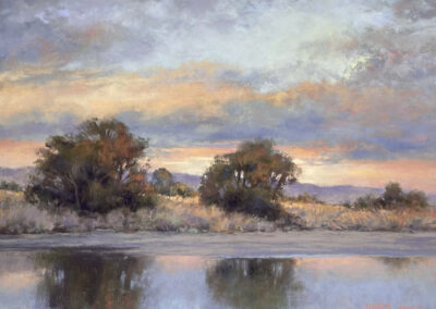 High Desert Reflections, pastel by Linda Mutti