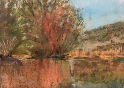 Russet Glow, pastel painting by SJ Swinyard