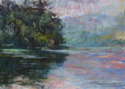 I Am Not The Moon by Vicki Brink, pastel accepted into the Spirit of Pastel 2022 show