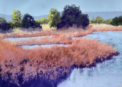 Fall Beauty by Rosemarie Caffarelli, pastel accepted into the Spirit of Pastel 2022 show
