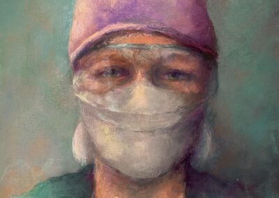 I'm Still Serving by Despot, pastel accepted into the Spirit of Pastel 2022 show