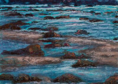 Olympic Coast Route Dream by Adrianne Feldstein, pastel accepted into the Spirit of Pastel 2022 show