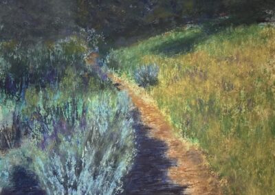 Felsman Loop Neath Bishop Peak by Thomas Frey, pastel accepted into the Spirit of Pastel 2022 show