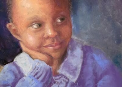 Dreamer by Margaret Jamieson, pastel accepted into the Spirit of Pastel 2022 show