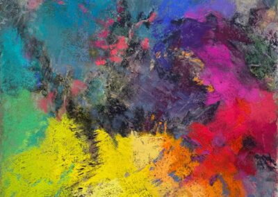 Jolt Of Joy by Kathleen Johnson, pastel accepted into the Spirit of Pastel 2022 show