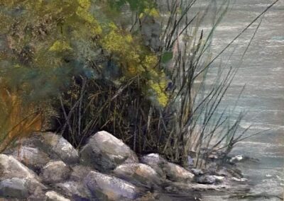 A Secret Place by Annie Jones, pastel accepted into the Spirit of Pastel 2022 show