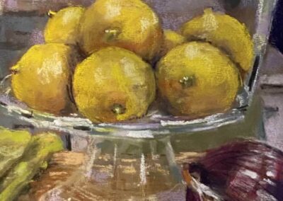 Feeling Acidic by Annie Jones, pastel accepted into the Spirit of Pastel 2022 show