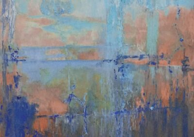 Mosaic by Christine Knowles, pastel accepted into the Spirit of Pastel 2022 show