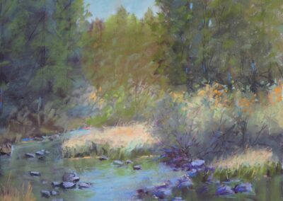 A Favorite Place by Nancy Misek, pastel accepted into the Spirit of Pastel 2022 show