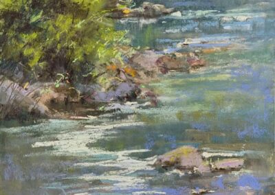 Fading Summer by Connie Noah, pastel accepted into the Spirit of Pastel 2022 show