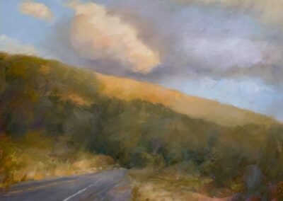 Storm Clearing by Laura Pritchard, pastel accepted into the Spirit of Pastel 2022 show