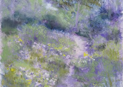 Lilac Haze by Karen Shawcross, pastel accepted into the Spirit of Pastel 2022 show