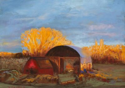 Golden Prairie Garden by Viviane Trubey, pastel accepted into the Spirit of Pastel 2022 show