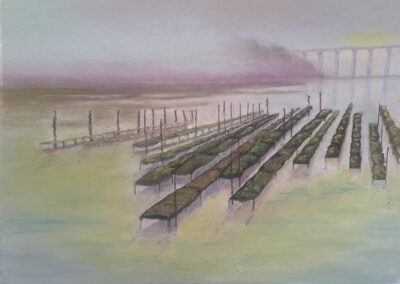 Elizabeth Widmann Spona Oyster Beds 36 x 24