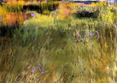 Returning Light, pastel painting by Eveline Miller