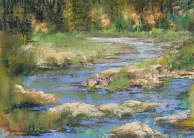 Dappled Light, pastel painting by Patti Hagen