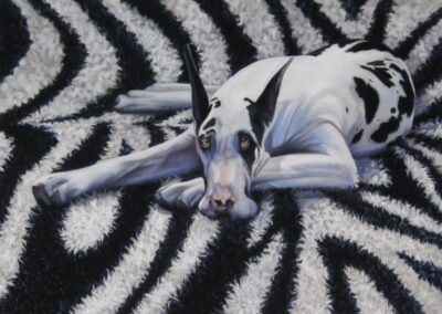 Drama Queen, pastel painting by Janis Barrett