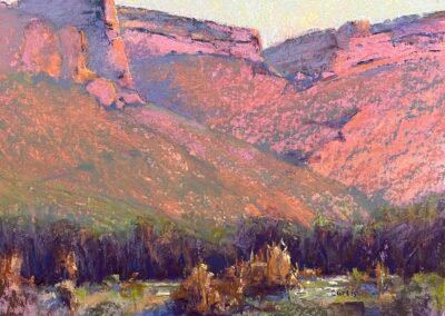 Afternoon Meditation, pastel painting by Linda Curtis