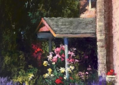Lavender Farm, pastel painting by Lora Block, Master Pastelist