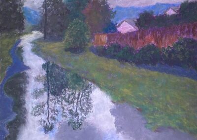 Quiet Reflections, pastel by Thomas Frey