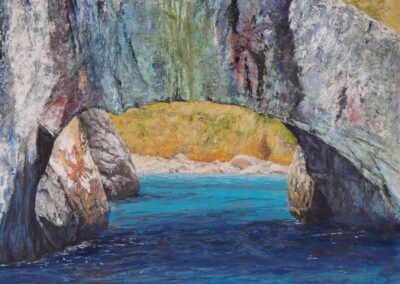 Out of the Blue, pastel painting by Harley Talkington