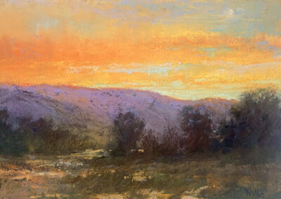 Evening Breath, 12 x 16 soft pastel painting by Willo Balfrey