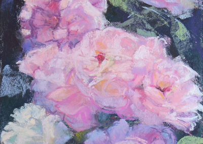 Blush II, 12 x 8 soft pastel painting by Kathryn Fehlig