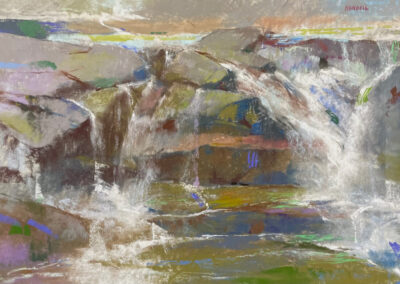 June, 12 x 8 soft pastel painting by Albert G Handell