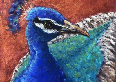 Albuquerque Dandy, 16 x 16 soft pastel painting by Deborah L Hill