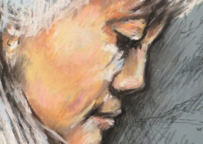 Voyage, 9 x 7 soft pastel painting by Melissa Losano