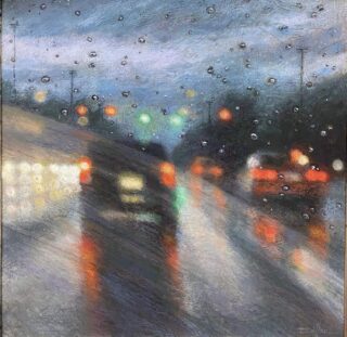 Established: UArt Award Brenda Boylan Surface Street Pastel 24 x 24 $2,850