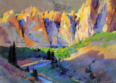 Denali Brooke The Cliffs 1 Soft Pastel 13 x 17 $0