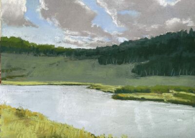 Kate Christensen Etude on Golden Hour Soft Pastel 8.5 x 11 $675