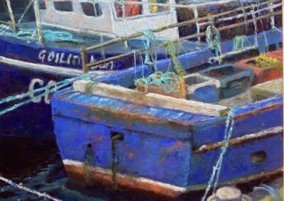 Judith Cullivan Rusty Boats Soft Pastel 12 x 10 $500