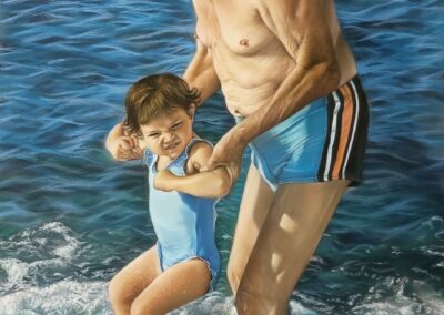 Serena De Grazia More beautiful than the sea Soft Pastel 18 x 27 $1,700