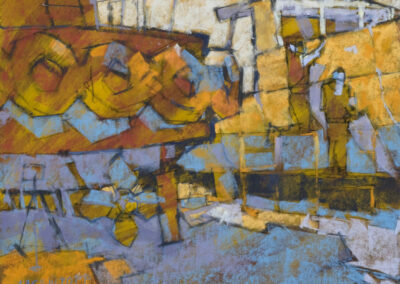 Alex Eisenzopf Tug Morning Soft Pastel 16 x 16 $725