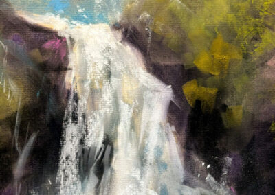 Janis Lacey Ellison Flowing Waters Soft Pastel 12 x 8 $450
