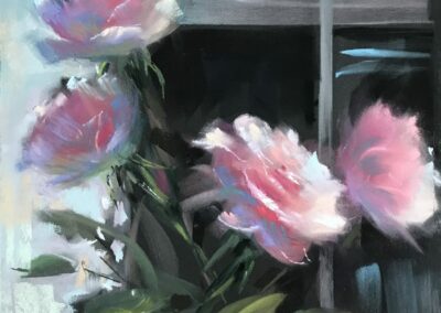 Tatsiana Harbacheuskaya Whispers of the Garden Soft Pastel 14 x 11 $950