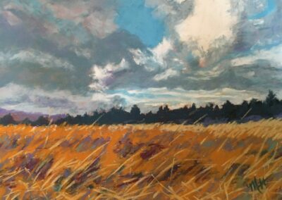 Mary Holland Hopkins A Break in the Clouds Soft Pastel 9 x 12 NFS