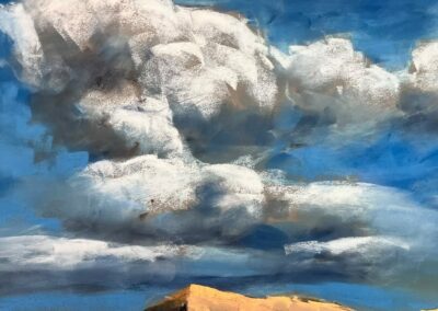 Miaoxuan Hu Clouds beyond the horizon Soft Pastel 12 x 16 NFS
