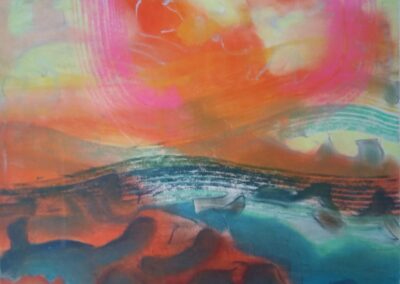 Martha Carolyn Maloney Iceland Soft Pastel 13.5 x 16.5 $700