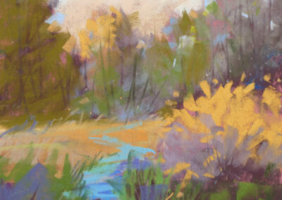 Nancy Lee Misek Metolius South Rserve Pastel 15 x 15 $550