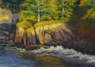 Sandra Place Windswept Coast Soft Pastel 14 x 20 $1,800