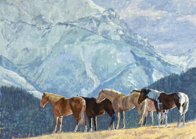 Janet M Rawlings Warming In The Sun Soft Pastel 28 x 32 $3,600