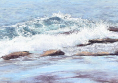 Lorraine Roberts Calm After the Storm Soft Pastel 12 x 36 $1,900