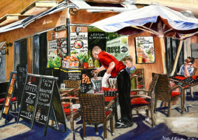 Terri Levine Rosenblum The Juice Pastel 12 x 16 $1,000