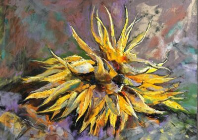 Neva Rossi Smoll Cattail Falls Agave Soft Pastel 16 x 20 $1,040