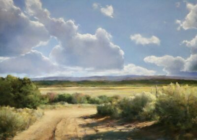 Dave Stout Road to Silt Soft Pastel 24 x 36 NFS