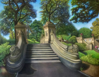 Pastel Artists of Oregon Award: Annamarie Trombetta Stairway to Heaven with Visitors(en Plein Air) Soft Pastel 30 x 40 $9,000